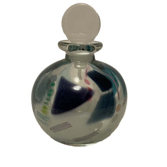 Ione Thorkelsson Other - Ione Thorkelsson 1992 Hand Blown Bottle With Stopper